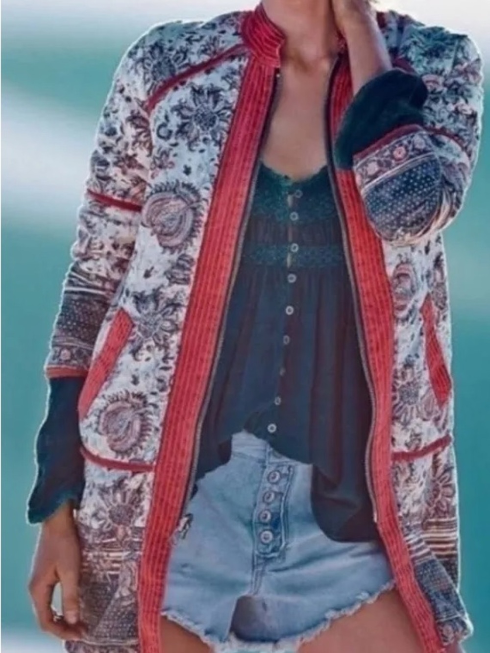 Free People Belario Reversible Quilted Jacket